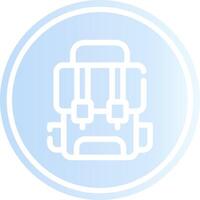 Backpack Creative Icon Design vector