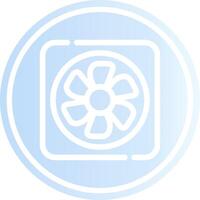 Fan Creative Icon Design vector