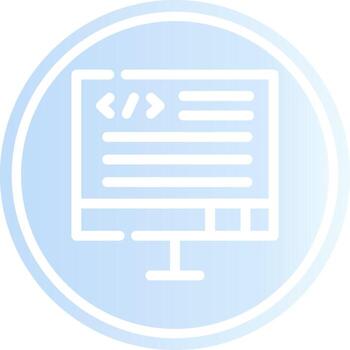 diseño de icono creativo de código vector