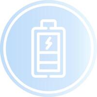 Charging Battery Creative Icon Design vector