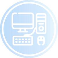 Computer Creative Icon Design vector