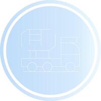 Mixer Truck Creative Icon Design vector