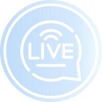 Live Chat Creative Icon Design vector