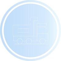 Dump Truck Creative Icon Design vector