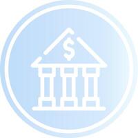 Bank Creative Icon Design vector