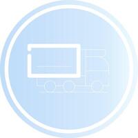 Cargo Truck Creative Icon Design vector