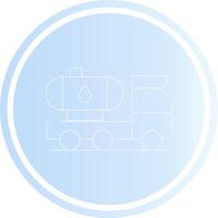 Tanker Truck Creative Icon Design vector