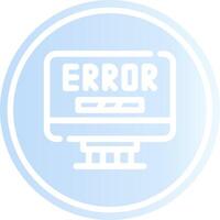 Error Creative Icon Design vector