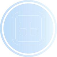 Quotation Creative Icon Design vector