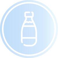 Milk Bottle Creative Icon Design vector