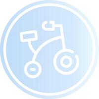 Bike Toy Creative Icon Design vector