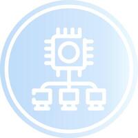 Intelligent Control Creative Icon Design vector