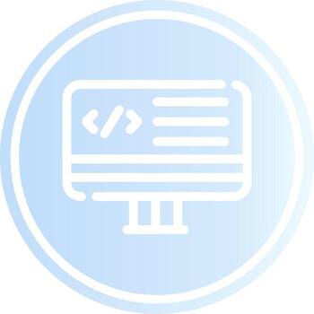 web programación creativo icono diseño vector