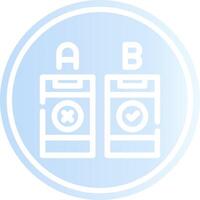 AB Testing Creative Icon Design vector