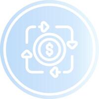 Revolving Fund Creative Icon Design vector