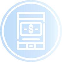Online Income Creative Icon Design vector
