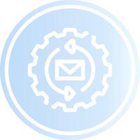 Marketing Automation Creative Icon Design vector