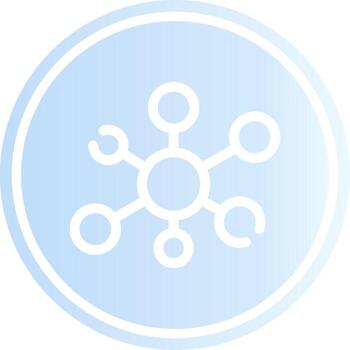 mapa mental creativo icono diseño vector