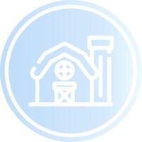 Farm House Creative Icon Design vector