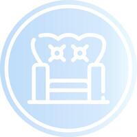 Armchair Creative Icon Design vector