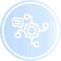 Business Automation Creative Icon Design vector