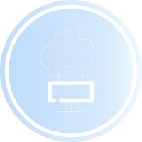 Cloud Computing Creative Icon Design vector