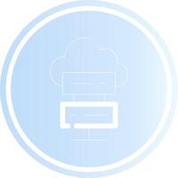 Cloud Computing Creative Icon Design vector