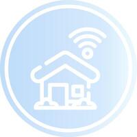 Smart Home Creative Icon Design vector