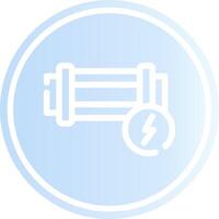 Electric Fence Creative Icon Design vector