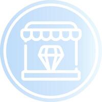 Diamond Shop Creative Icon Design vector