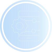 Project Management App Creative Icon Design vector