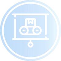 Machine Learning Creative Icon Design vector