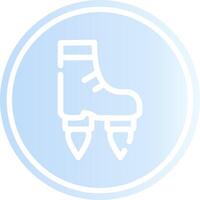 Flying Boots Creative Icon Design vector