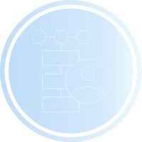 Client Database Creative Icon Design vector
