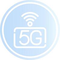 5G Network Creative Icon Design vector