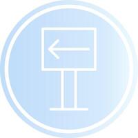 Left Creative Icon Design vector