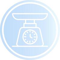 Weighing Machine Creative Icon Design vector