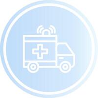 Ambulance Creative Icon Design vector