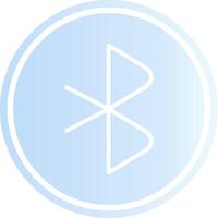Bluetooth Creative Icon Design vector