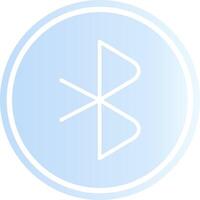 diseño de icono creativo bluetooth vector