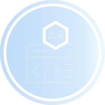 diseño de icono creativo de codificación vector