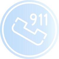 Call 911 Creative Icon Design vector