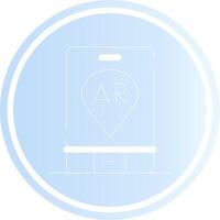 Ar Navigation Creative Icon Design vector