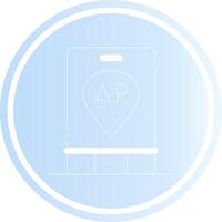 Ar Navigation Creative Icon Design vector