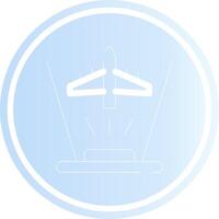 Ar Flight Training Creative Icon Design vector