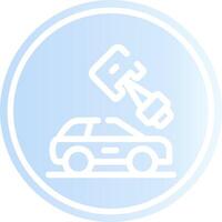 Car Parts Creative Icon Design vector