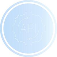 API Creative Icon Design vector