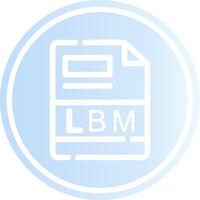LBM Creative Icon Design vector