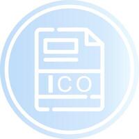 ico creativo icono diseño vector