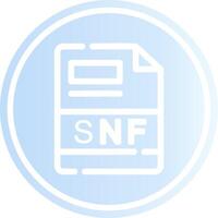 SNF Creative Icon Design vector